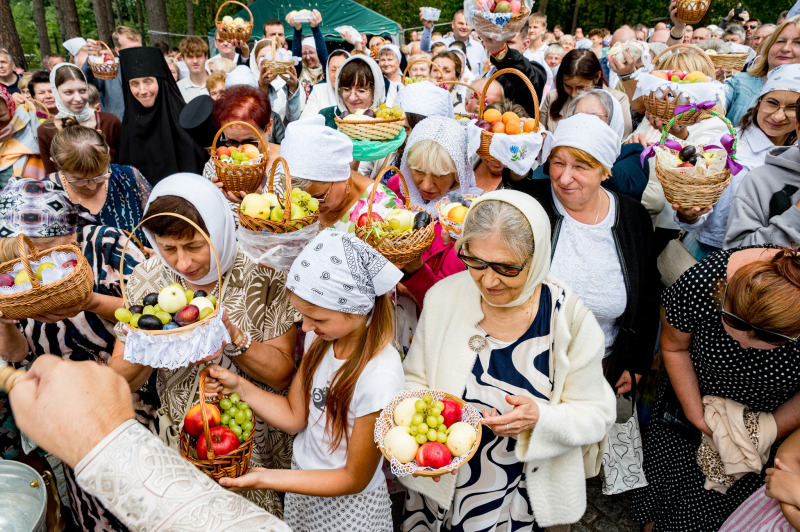 Święto Przemienienia Pańskiego w monasterze w Sakach