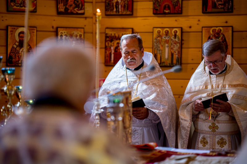 Święto Przemienienia Pańskiego w monasterze w Sakach