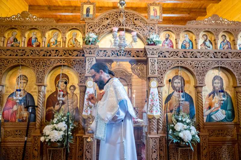 Święto Przemienienia Pańskiego w monasterze w Sakach