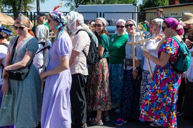 Leśna Liturgia w drodze na Grabarkę