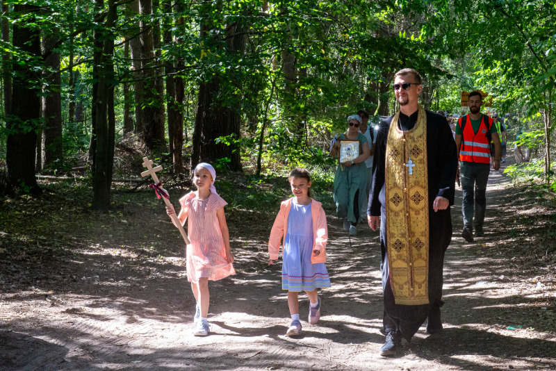 Leśna Liturgia w drodze na Grabarkę