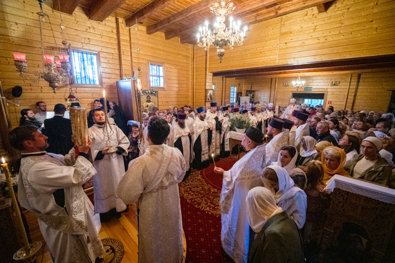 Święto Przemienienia Pańskiego w monasterze w Sakach