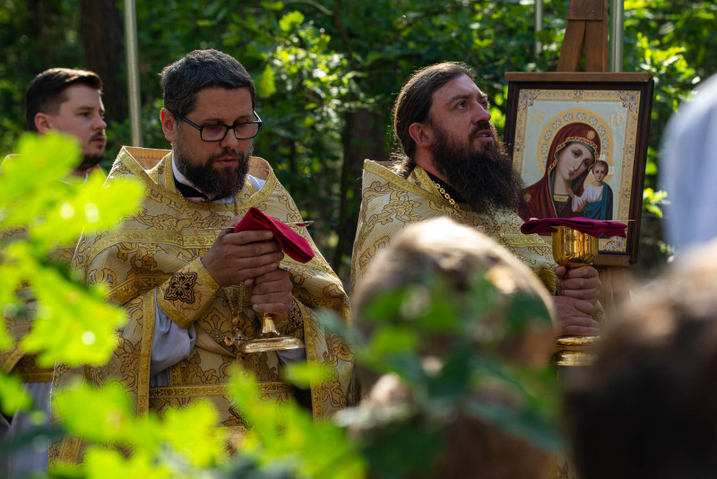 Leśna Liturgia w drodze na Grabarkę
