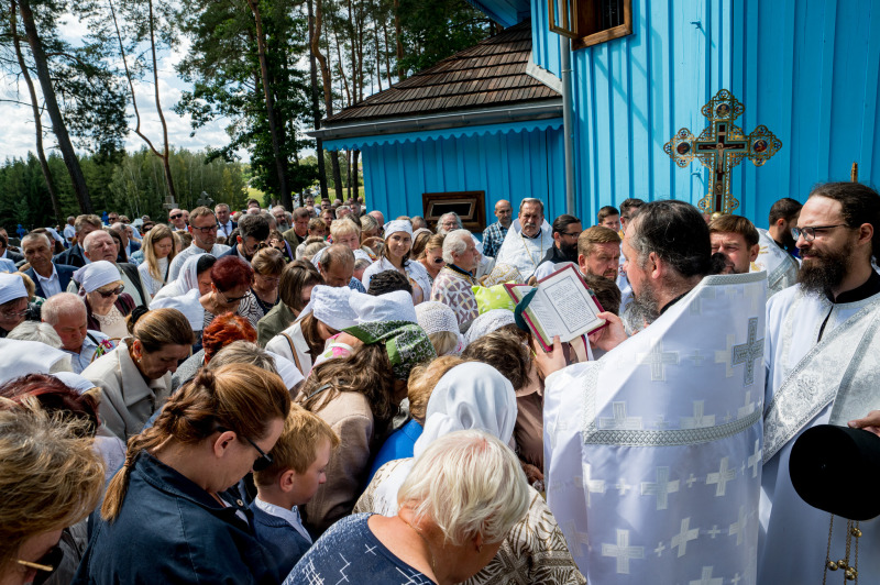 Święto Przemienienia Pańskiego w monasterze w Sakach
