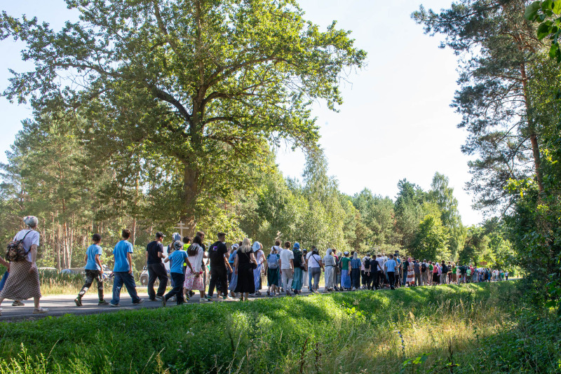 Leśna Liturgia w drodze na Grabarkę