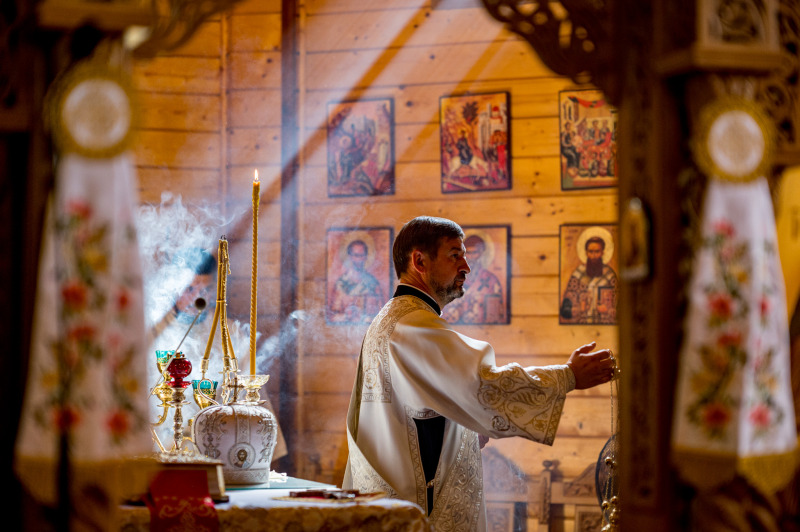 Święto Przemienienia Pańskiego w monasterze w Sakach