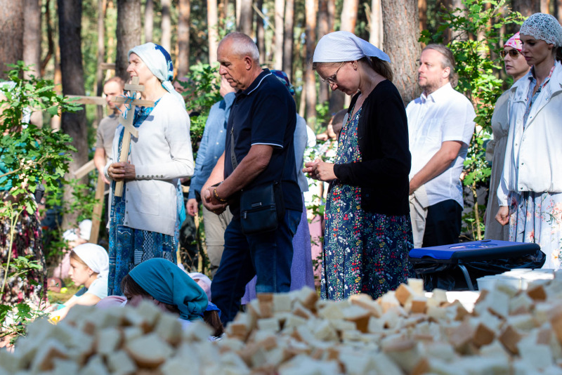 Leśna Liturgia w drodze na Grabarkę