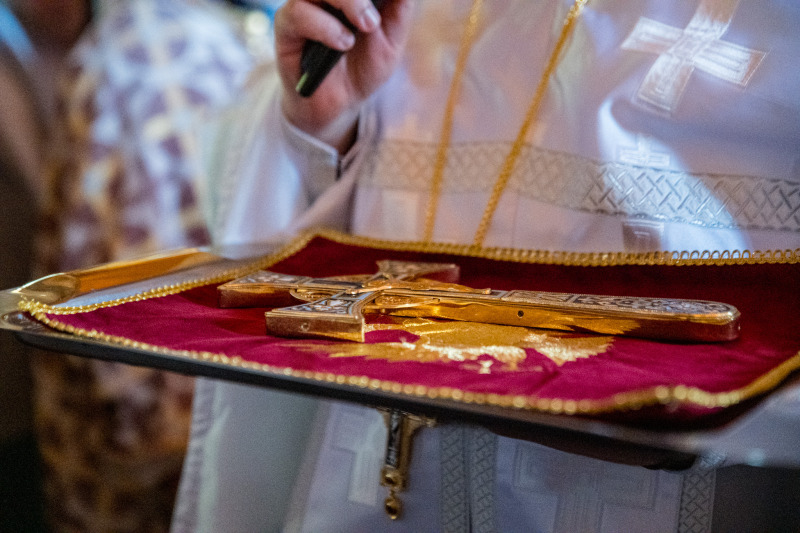 Święto Przemienienia Pańskiego w monasterze w Sakach