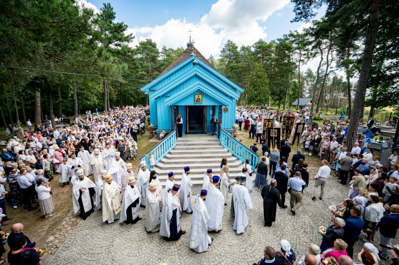 Święto Przemienienia Pańskiego w monasterze w Sakach