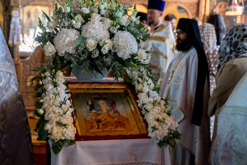 Święto Przemienienia Pańskiego w monasterze w Sakach