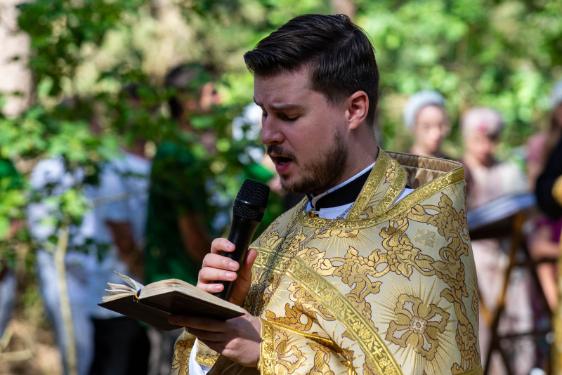 Leśna Liturgia w drodze na Grabarkę