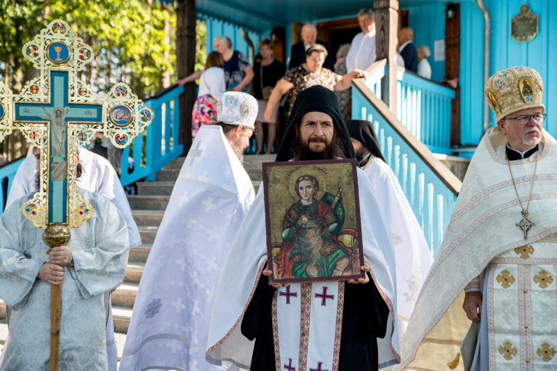 Święto Przemienienia Pańskiego w monasterze w Sakach
