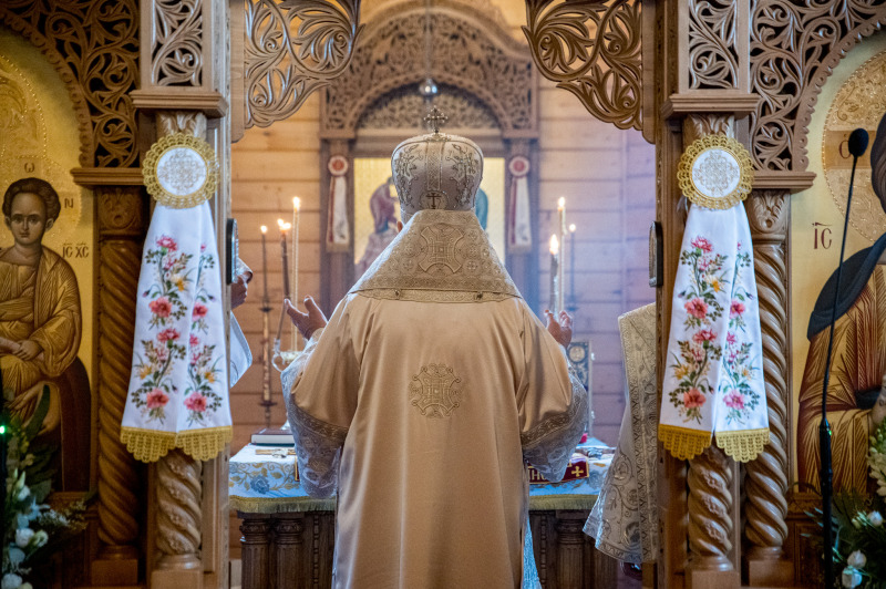 Święto Przemienienia Pańskiego w monasterze w Sakach