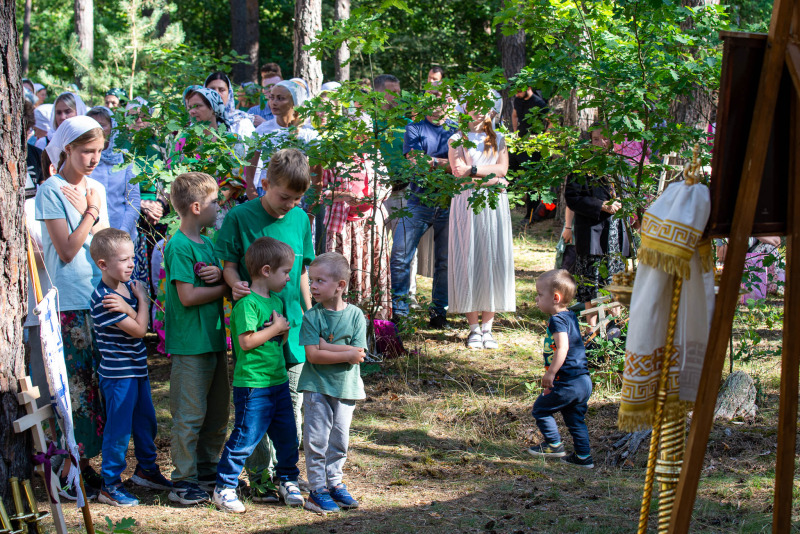 Leśna Liturgia w drodze na Grabarkę