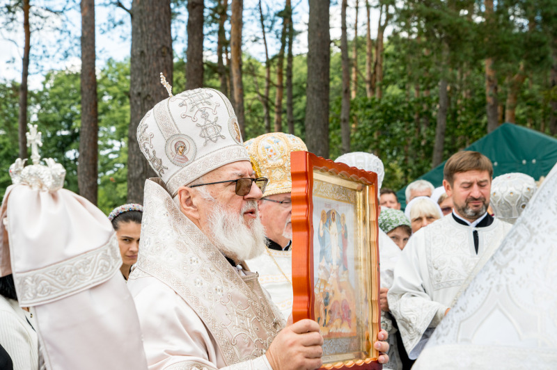 Święto Przemienienia Pańskiego w monasterze w Sakach