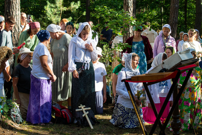 Leśna Liturgia w drodze na Grabarkę