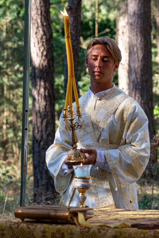 Leśna Liturgia w drodze na Grabarkę