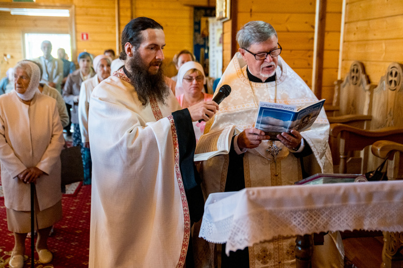 Święto Przemienienia Pańskiego w monasterze w Sakach
