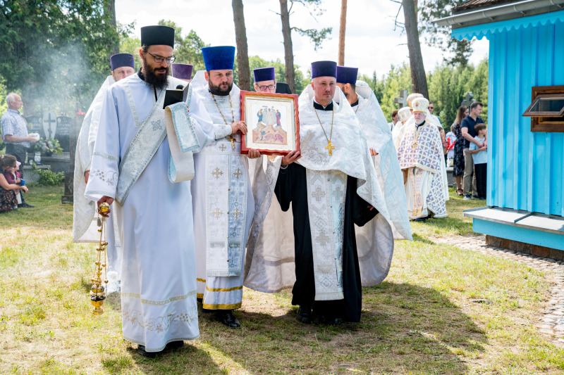 Święto Przemienienia Pańskiego w monasterze w Sakach