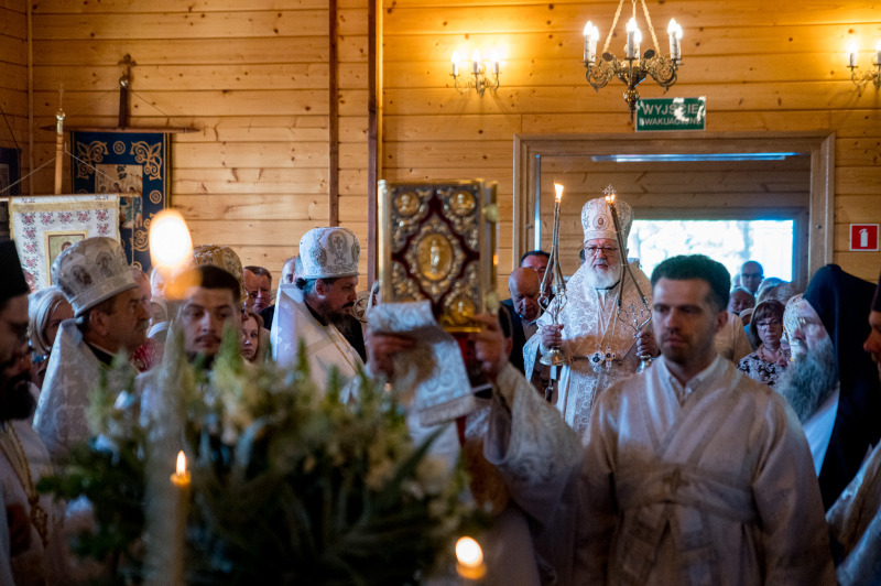 Święto Przemienienia Pańskiego w monasterze w Sakach