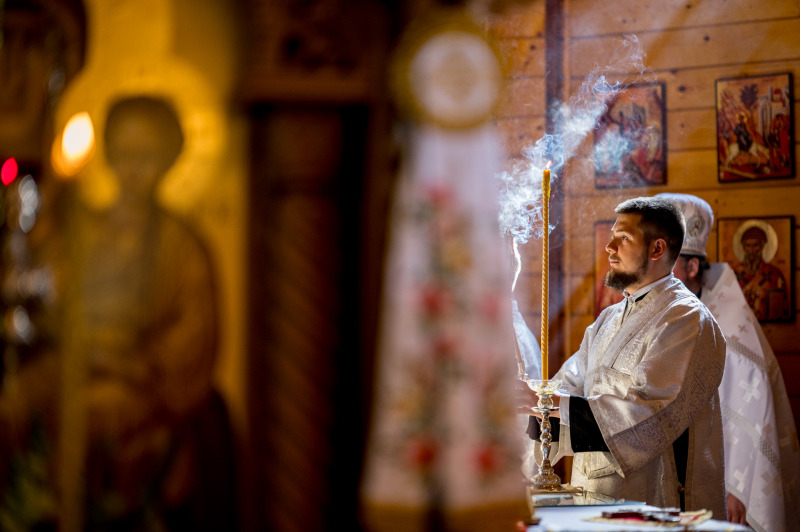Święto Przemienienia Pańskiego w monasterze w Sakach