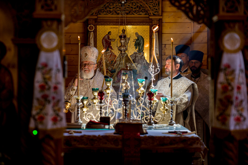 Święto Przemienienia Pańskiego w monasterze w Sakach