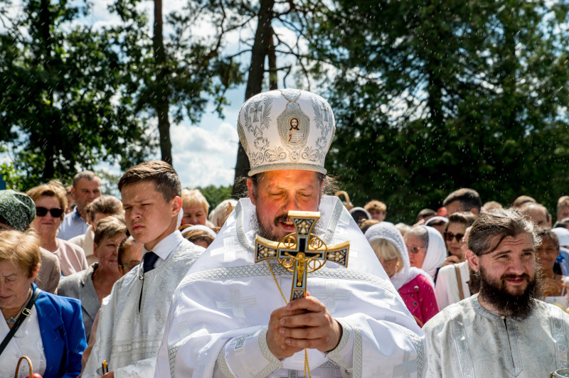 Święto Przemienienia Pańskiego w monasterze w Sakach