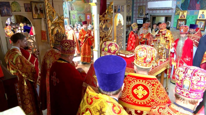 Liturgia prawosławna z cerkwi w Gorlicach