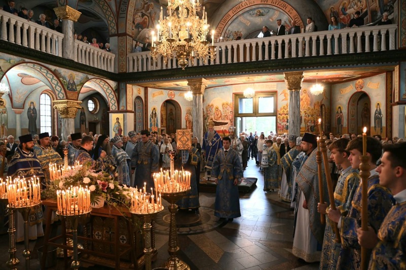 Wizyta metr. Joanicjusza z Czarnogóry w parafii Hagia Sophia