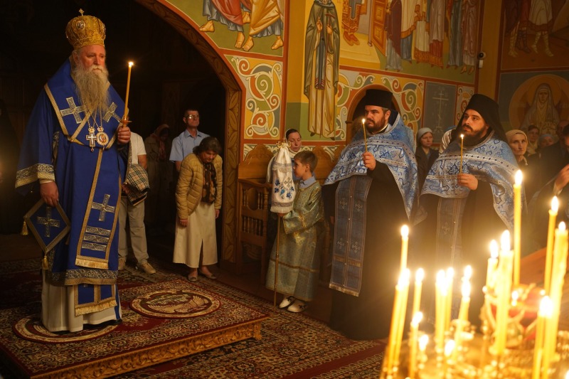 Wizyta metr. Joanicjusza z Czarnogóry w parafii Hagia Sophia
