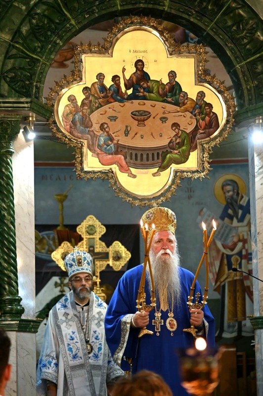 Wizyta metr. Joanicjusza z Czarnogóry w parafii Hagia Sophia