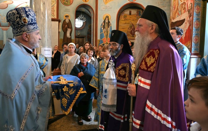 Wizyta metr. Joanicjusza z Czarnogóry w parafii Hagia Sophia