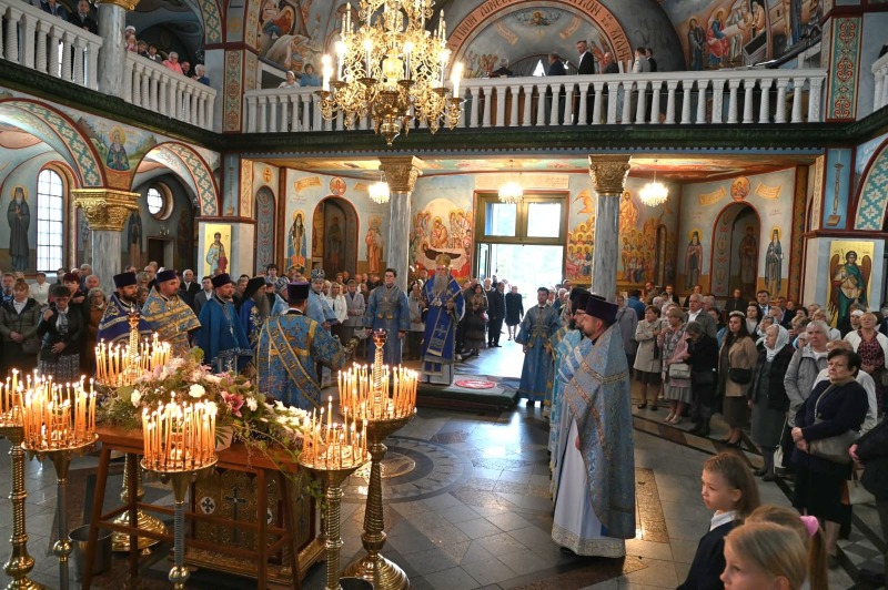 Wizyta metr. Joanicjusza z Czarnogóry w parafii Hagia Sophia