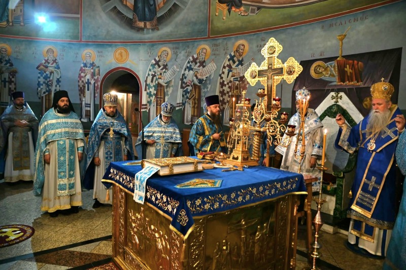 Wizyta metr. Joanicjusza z Czarnogóry w parafii Hagia Sophia