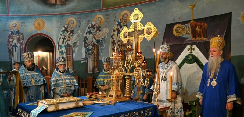 Wizyta metr. Joanicjusza z Czarnogóry w parafii Hagia Sophia
