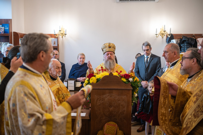 Poświęcenie kaplicy punktu duszpasterskiego w Żyrardowie