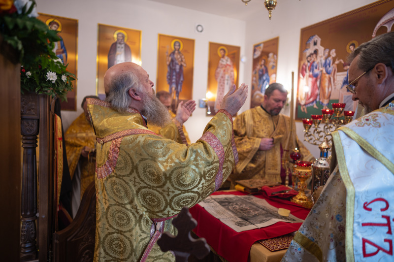 Poświęcenie kaplicy punktu duszpasterskiego w Żyrardowie