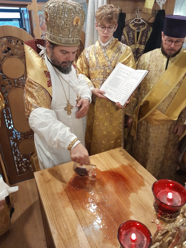 Oświęcenie kaplicy cmentarnej w Wasilkowie
