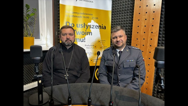 Profilaktyka przestępczościkpt. Paweł Kasprzak i ks. Adam Krysztopowicz