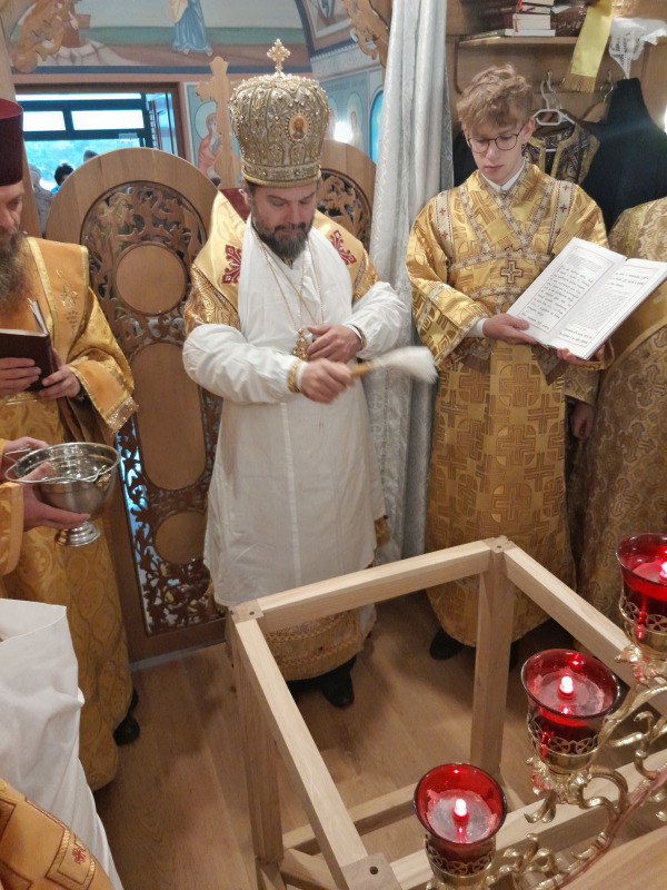 Oświęcenie kaplicy cmentarnej w Wasilkowie