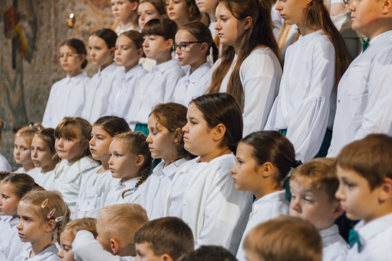10-lecie Chóru Dziecięcego przy Soborze Świętej Trójcy w Hajnówce