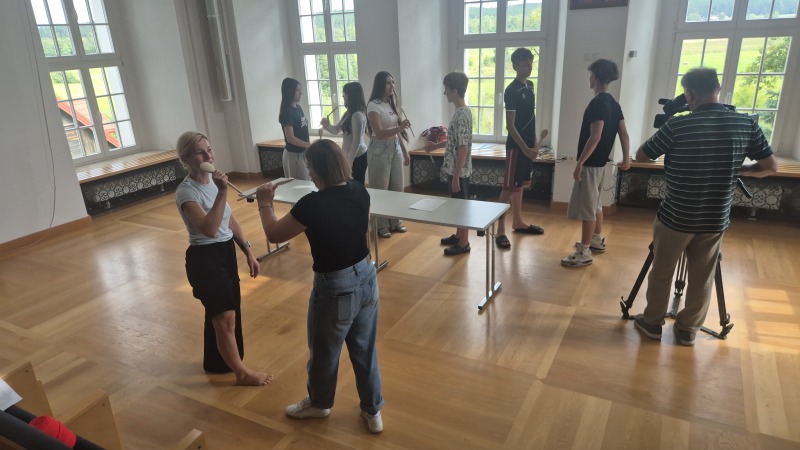 Warsztaty teatralne parafii w Topilcu