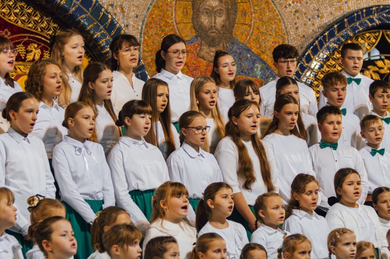 10-lecie Chóru Dziecięcego przy Soborze Świętej Trójcy w Hajnówce