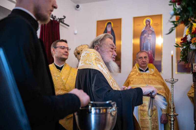 Poświęcenie kaplicy punktu duszpasterskiego w Żyrardowie