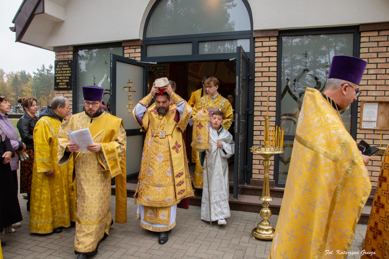 Oświęcenie kaplicy cmentarnej w Wasilkowie