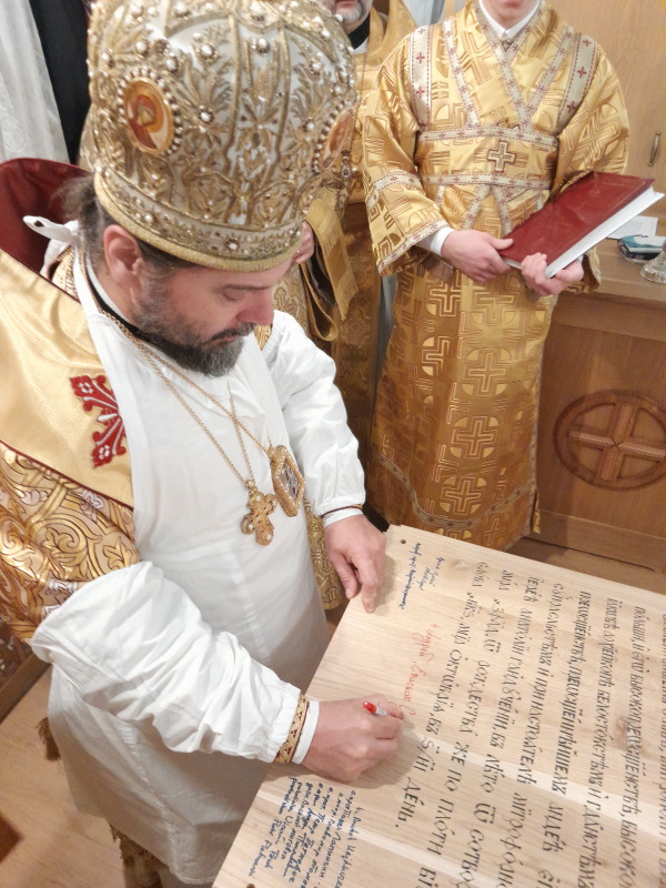 Oświęcenie kaplicy cmentarnej w Wasilkowie