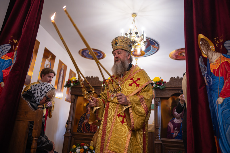 Poświęcenie kaplicy punktu duszpasterskiego w Żyrardowie